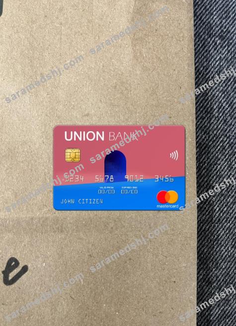 Albania Union Bank mastercard photolook front